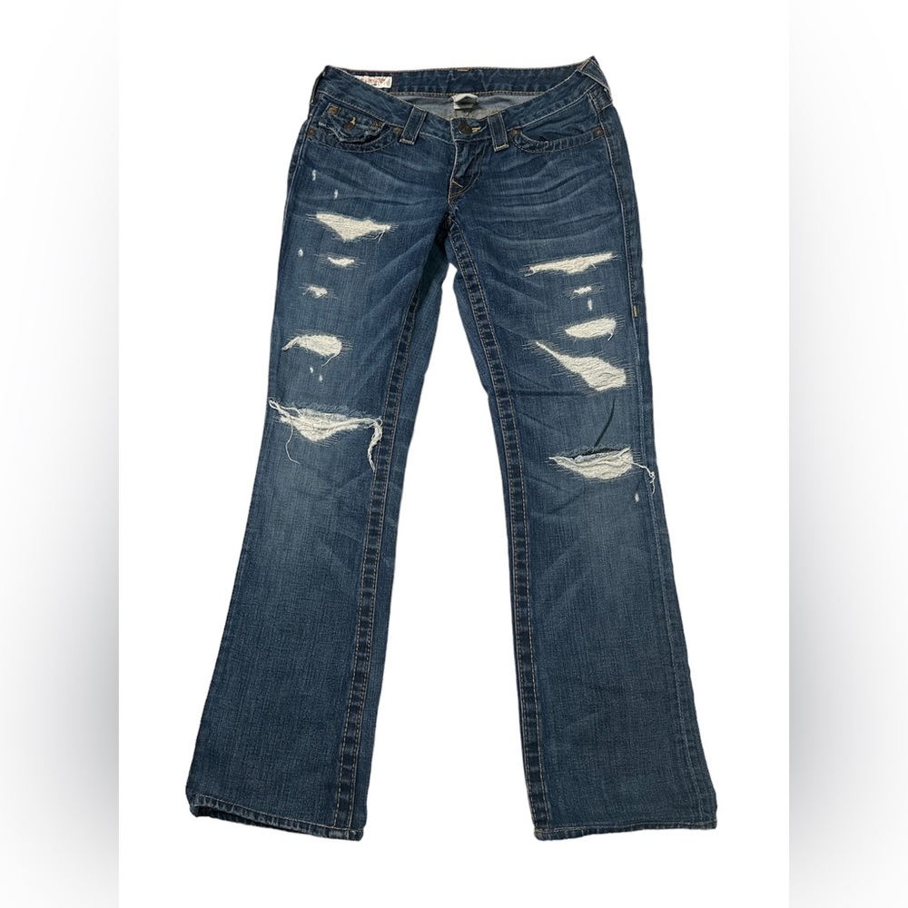 True Religion size 27 blue denim jeans